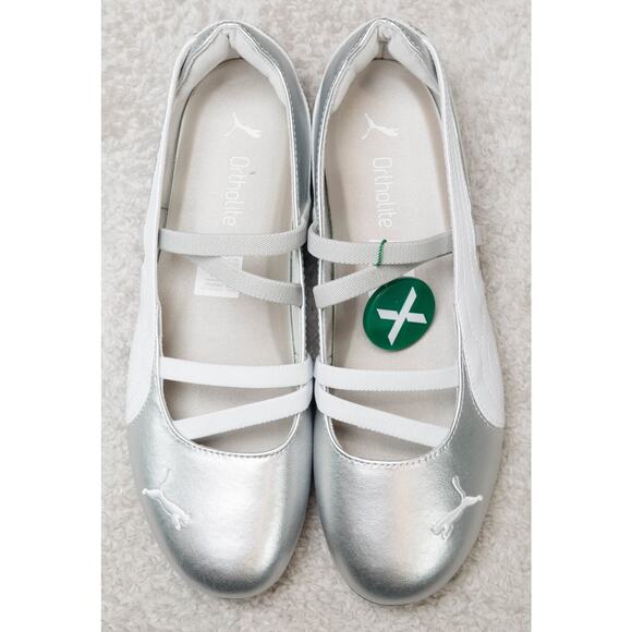 Puma Speedcat Ballet Silver White Sneakerina Womens Size 9.5 401581-01 NWB - Picture 11 of 16